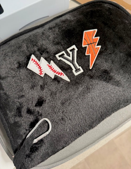 Cozy Travel Blanket with Carrying Case (three patches included)