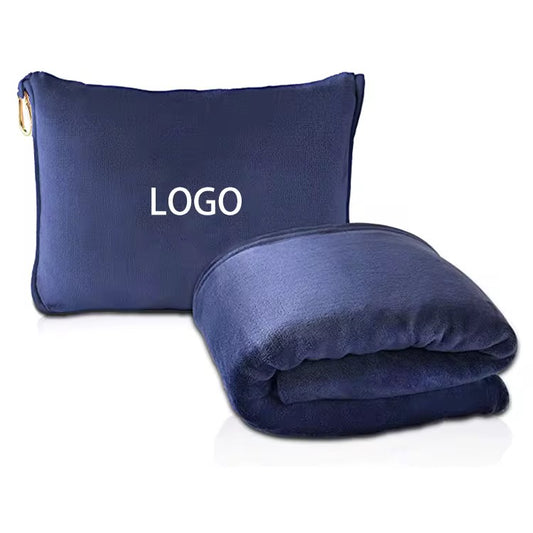 Cozy Travel Blanket with Carrying Case (Name/Logo included)