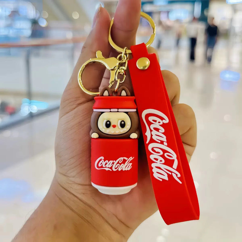 Coca-Cola x Labubu Keychains
