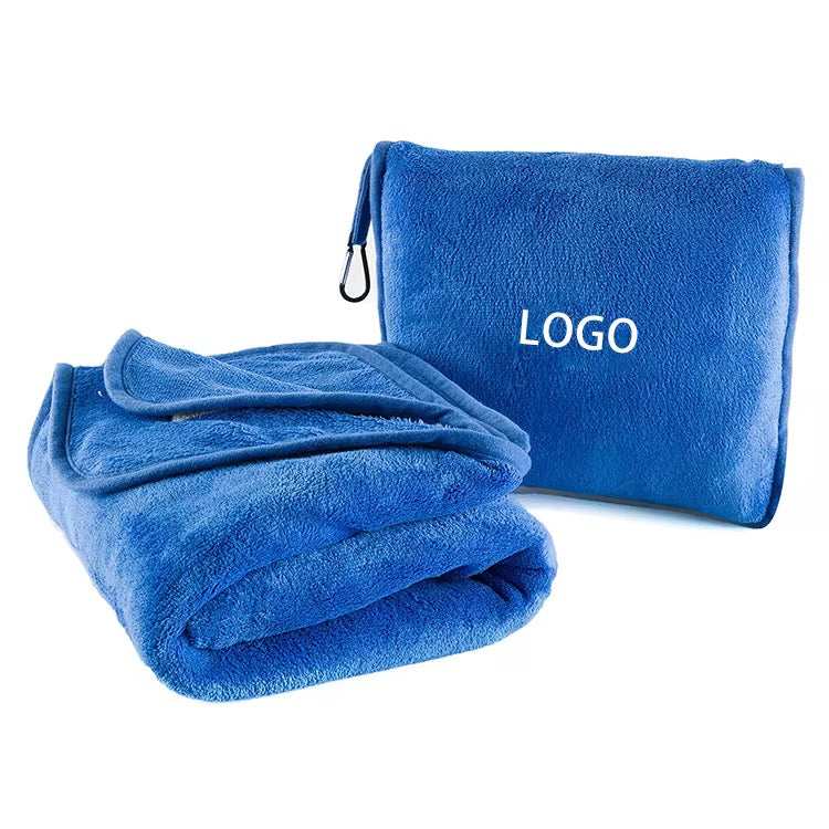 Cozy Travel Blanket with Carrying Case (Name/Logo included)