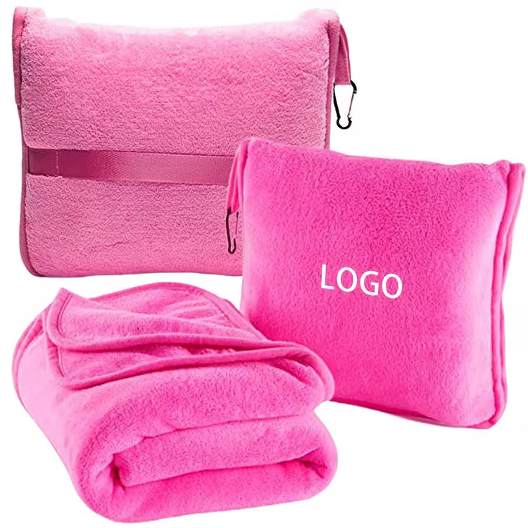 Cozy Travel Blanket with Carrying Case (Name/Logo included)