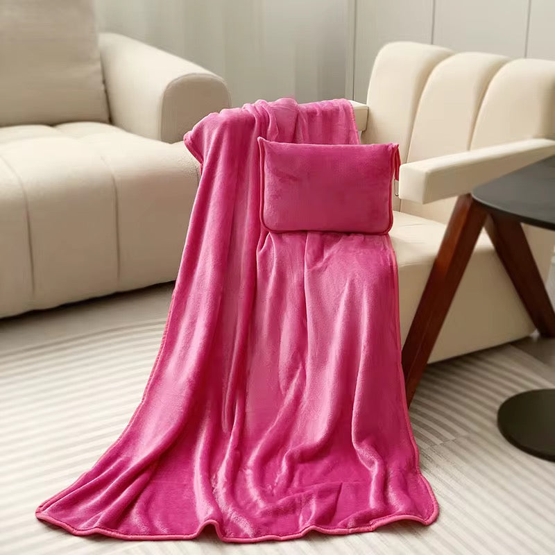 Cozy Travel Blanket with Carrying Case (Name/Logo included)